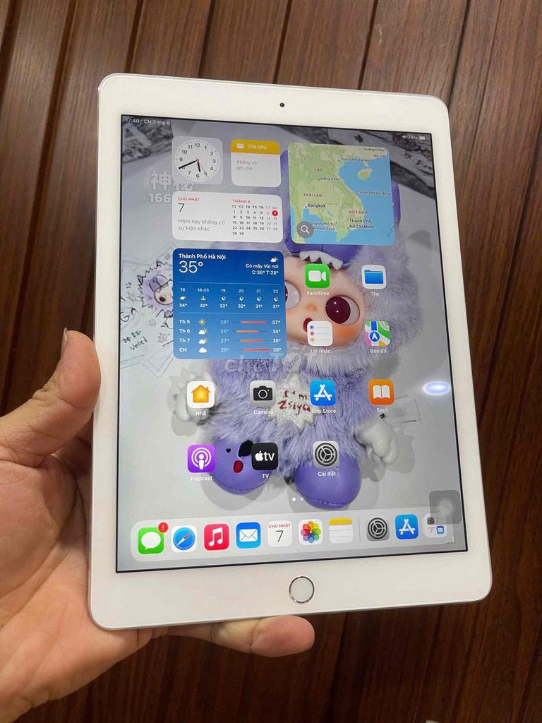 Apple iPad Air 2 128GB Wifi Bạc. Mua bán Máy tính bảng tại Huyện Hoài Đức Hà Nội được đăng bởi Trương Mạnh Hùng hình 1