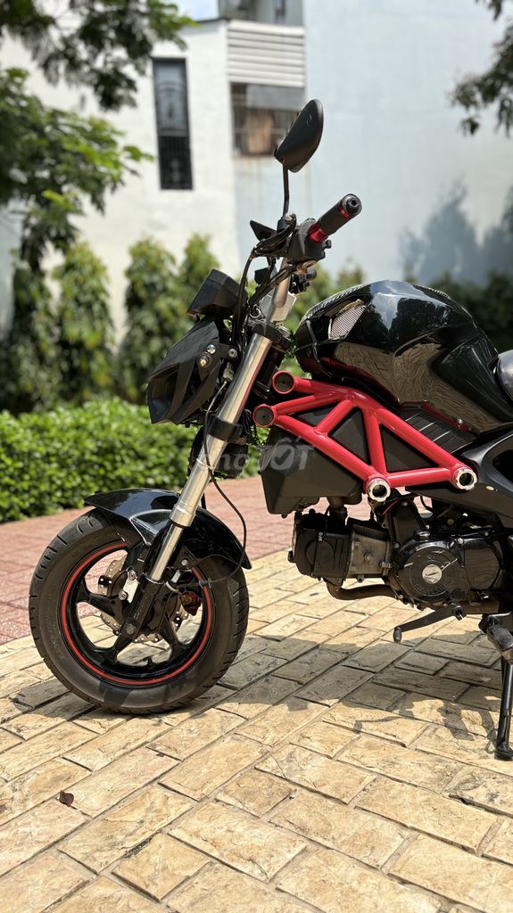 ❤🌈🤩Moto Mini Ducati 110cc,bstp,màu đen  siêu VIP