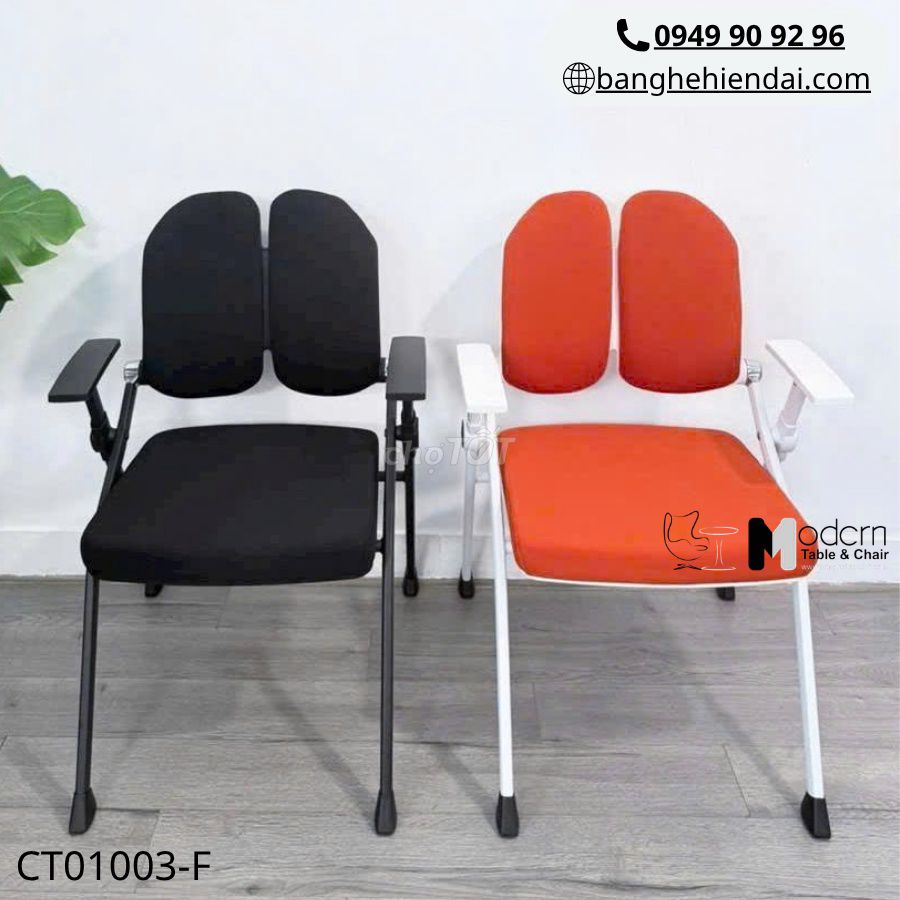 Ghế đào tạo gấp gọn tựa lưng đôi CT01003-F tại HCM. Mua bán Đồ dùng văn phòng tại Quận 10 Tp Hồ Chí Minh được đăng bởi Bàn Ghế Hiện Đại hình 1