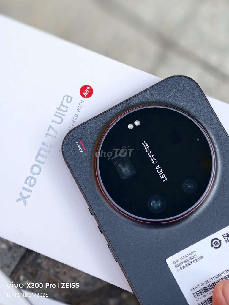 Xiaomi 17 Ultra 512GB Đen+ Trắng Mới. Mua bán Điện thoại tại Quận Cẩm Lệ Đà Nẵng được đăng bởi Khoa Tàu hình 1