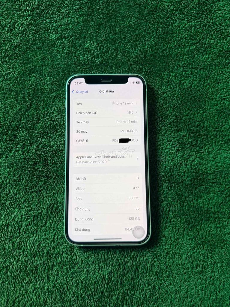 Apple iPhone 12 Mini 128GB Trắng. Mua bán Điện thoại tại Thành phố Long Xuyên An Giang được đăng bởi An Le hình 1