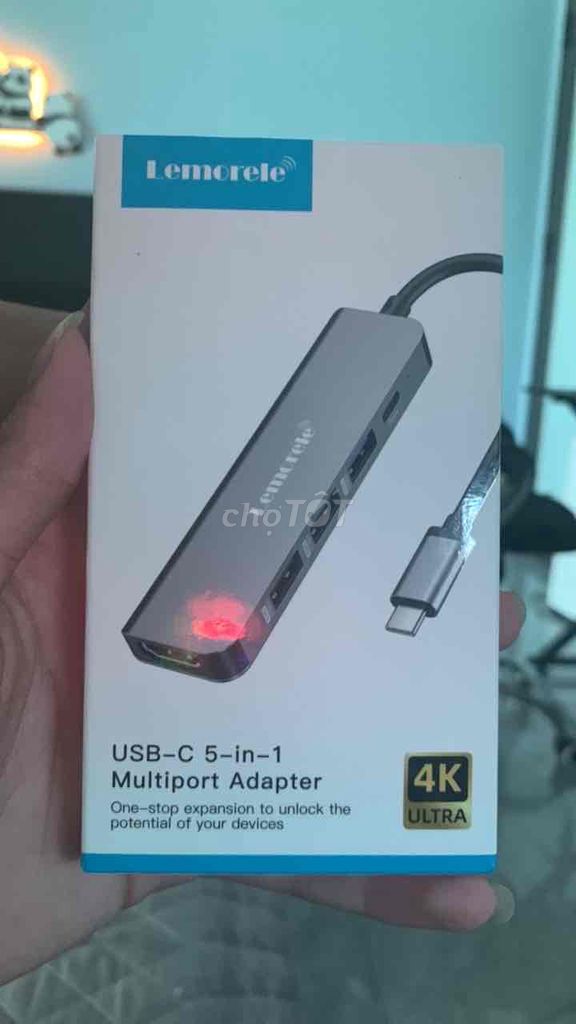 Bộ Chuyển Đổi USB-C Hub 5 Trong 1 Lemorele. Mua bán Phụ kiện (Màn hình, Chuột...) tại Huyện Thanh Oai Hà Nội được đăng bởi Đinh Gia Thái hình 1