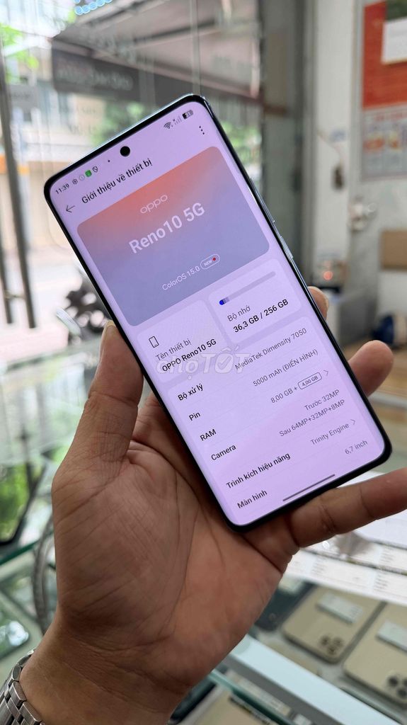 Oppo Reno 10 5G Tím 8GB/256GB. Mua bán Điện thoại tại Quận Bình Thạnh Tp Hồ Chí Minh được đăng bởi Phan Luận hình 1