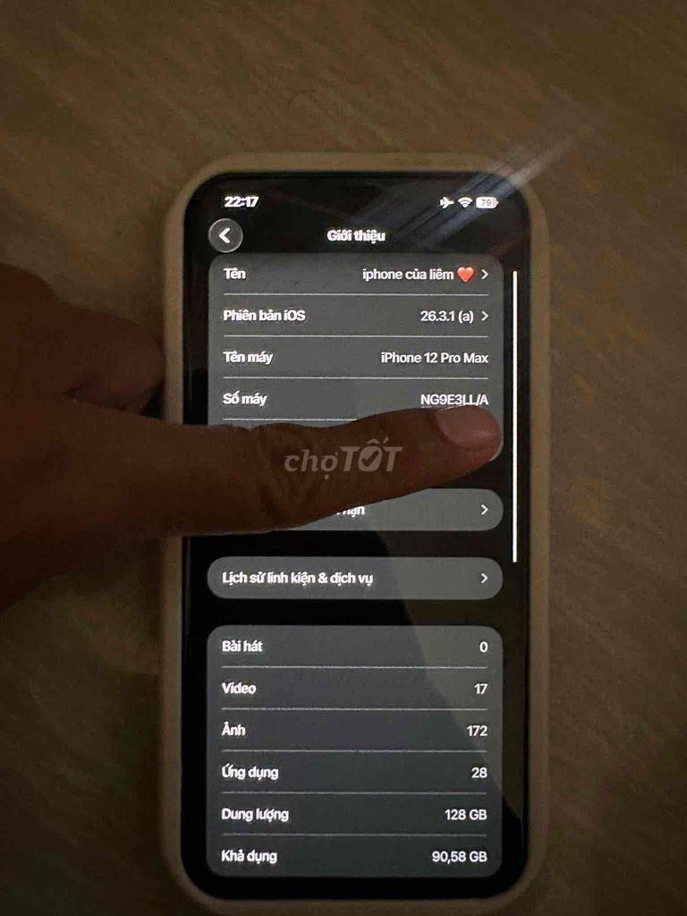iPhone 12 Pro Max 128GB Xanh đã dùng. Mua bán Điện thoại tại Thành phố Phan Rang-Tháp Chàm Ninh Thuận được đăng bởi Truc Kim hình 1