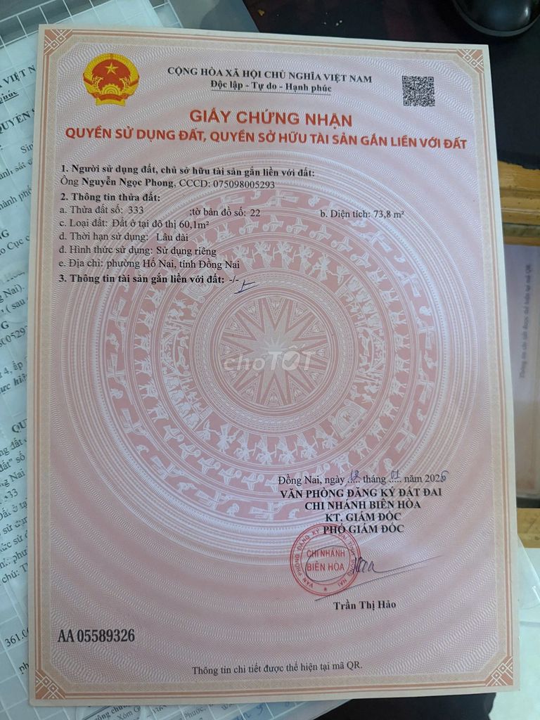 kẹt tiền giảm ngay 500tr bán gấp còn 2 tỉ 150tr (giá cũ 2 tỉ 650tr)