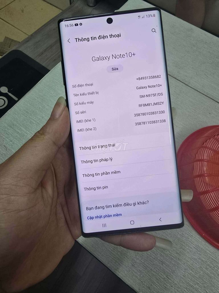 Samsung Galaxy Note 10+ Đen. Mua bán Điện thoại tại Huyện Yên Phong Bắc Ninh được đăng bởi Duy hình 1