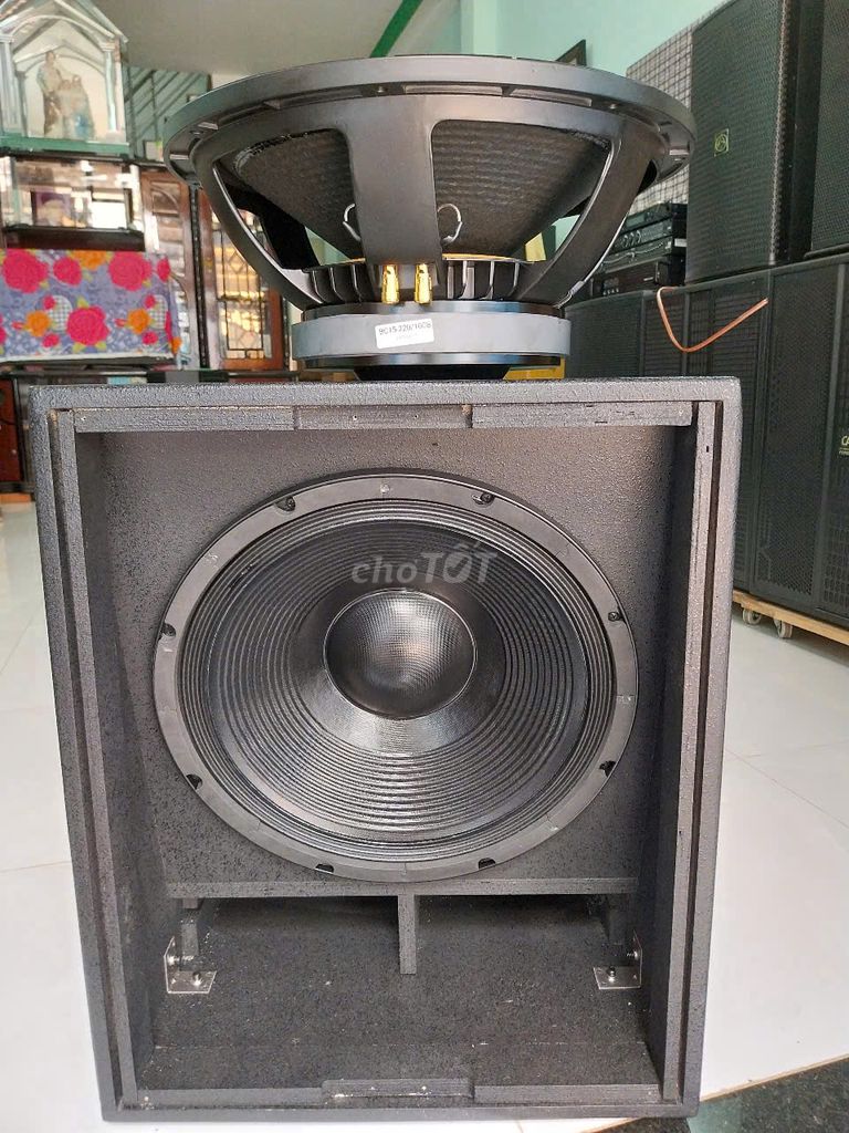 Sub hơi Martin bass 40 côn 100/220 vỏ ván ép-new