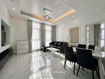CĂN HỘ 2PN 80M2 - DỌN DẸP PHÒNG_BẢO VỆ LỄ TÂN_THANG MÁY ĐẦY ĐỦ_NGAY Q1