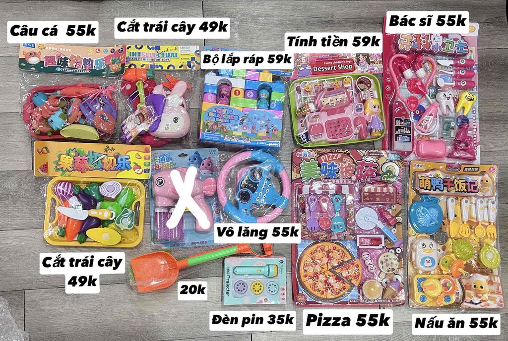 Đồ chơi nhựa nhiều màu. Mua bán Mẹ và bé tại Quận 7 Tp Hồ Chí Minh được đăng bởi Nguyễn Thảo hình 1
