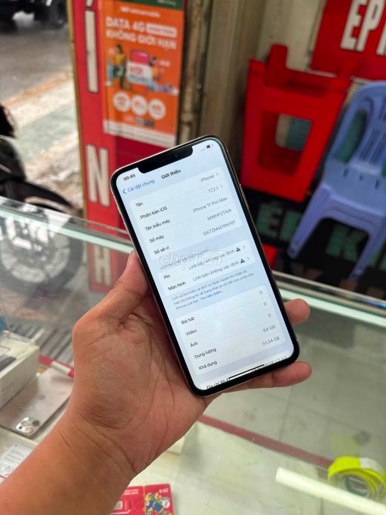 Apple iPhone 11 Pro Max 64GB Xám Đã sử dụng. Mua bán Điện thoại tại Thành phố Thủ Đức Tp Hồ Chí Minh được đăng bởi Hội Đồ Điện Tử hình 1