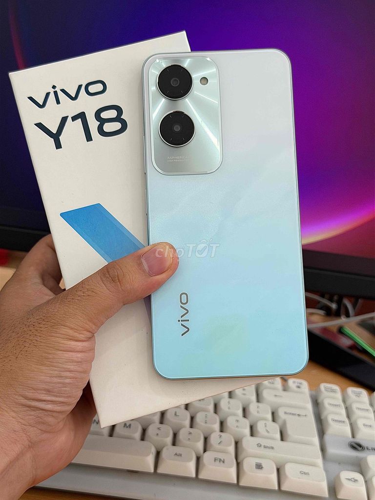 Vivo Y18 128GB Trắng. Mua bán Điện thoại tại Quận Ninh Kiều Cần Thơ được đăng bởi Cầm Đồ Tấn Lợi hình 1