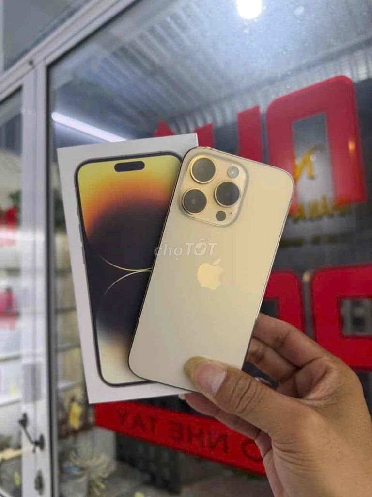 iPhone 14 Pro 512GB Vàng QT VN 2SIM 99% P100. Mua bán Điện thoại tại Thành phố Cà Mau Cà Mau được đăng bởi NHAN APPLE hình 1