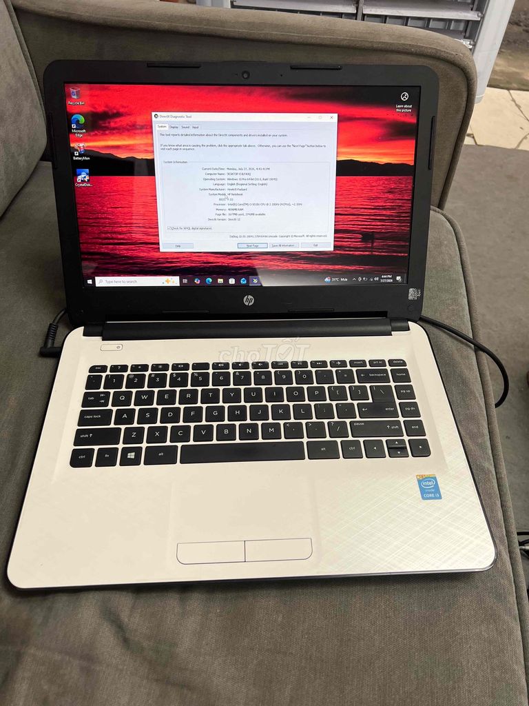 HP Notebook i3-5010U 4GB/500GB Trắng. Mua bán Laptop tại Quận Đống Đa Hà Nội được đăng bởi HQ Computer hình 1