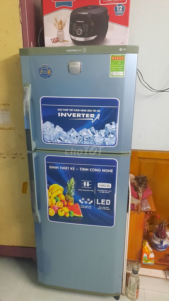 Tủ lạnh siêu tiết kiệm điện Inverter LG