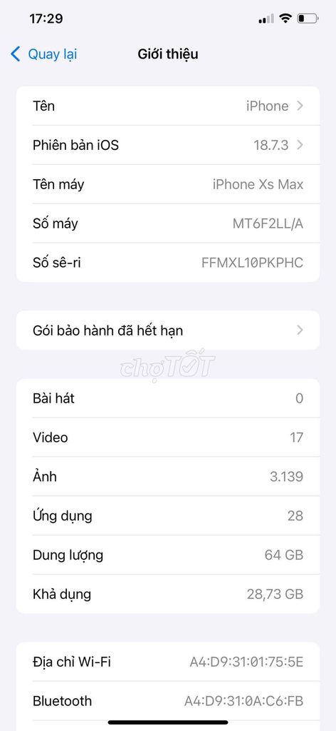 Iphone XS Max 64G. Mua bán Điện thoại tại Quận Nam Từ Liêm Hà Nội được đăng bởi hoang thong hình 1