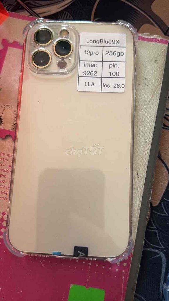Apple iPhone 12 Pro 256GB Vàng. Mua bán Điện thoại tại Quận Cầu Giấy Hà Nội được đăng bởi Long blue 9x hình 1