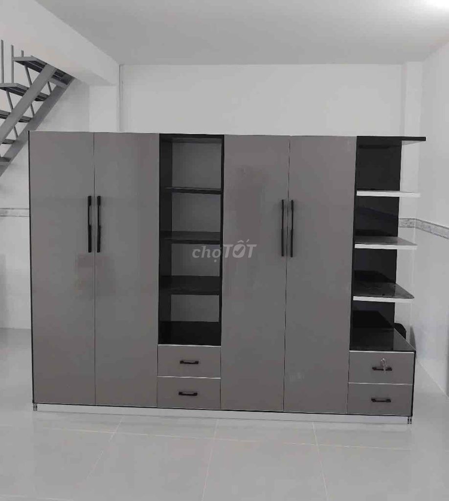 Tủ quần áo Nhựa Đài Loan Xám 2m45 1m8 47cm. Mua bán Tủ, kệ gia đình tại Thành phố Thủ Đức Tp Hồ Chí Minh được đăng bởi Hong Le hình 1