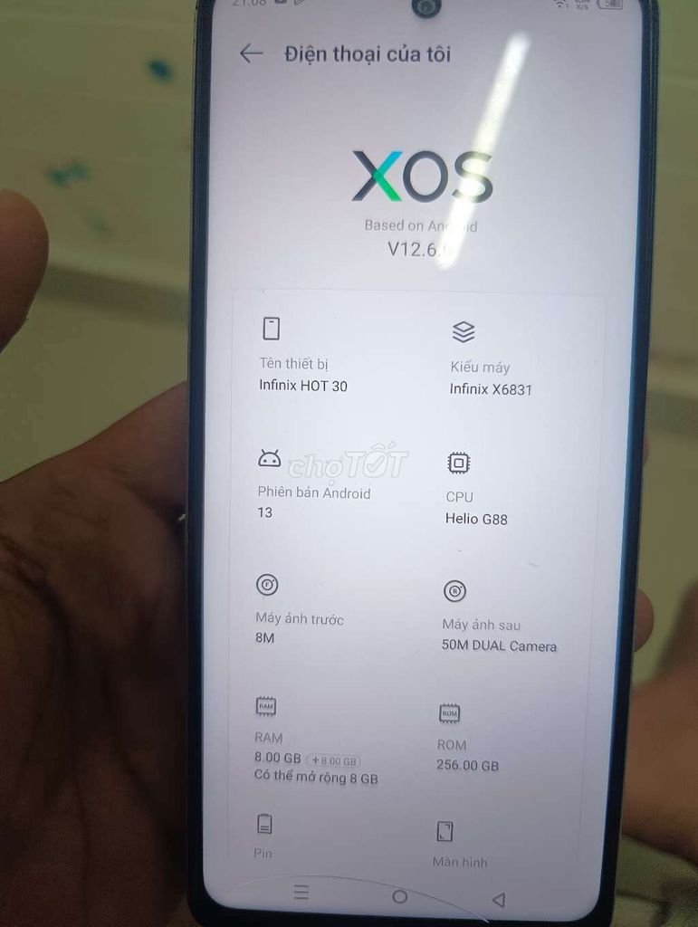 Infinix HOT 30 256GB. Mua bán Điện thoại tại Thành phố Thủ Đức Tp Hồ Chí Minh được đăng bởi tan Nguyen hình 1