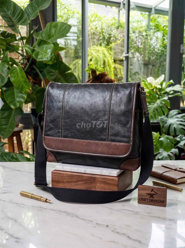 Túi đeo chéo Craftsmanship Da Nam. Mua bán Túi xách tại Huyện Nhà Bè Tp Hồ Chí Minh được đăng bởi túi xách nam nữ đồ si da thật hình 1