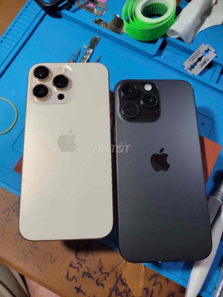 Apple iPhone 16 Pro Max 256GB Đen & vàng zin full. Mua bán Điện thoại tại Thành phố Biên Hòa Đồng Nai được đăng bởi Nâu Home  hình 1