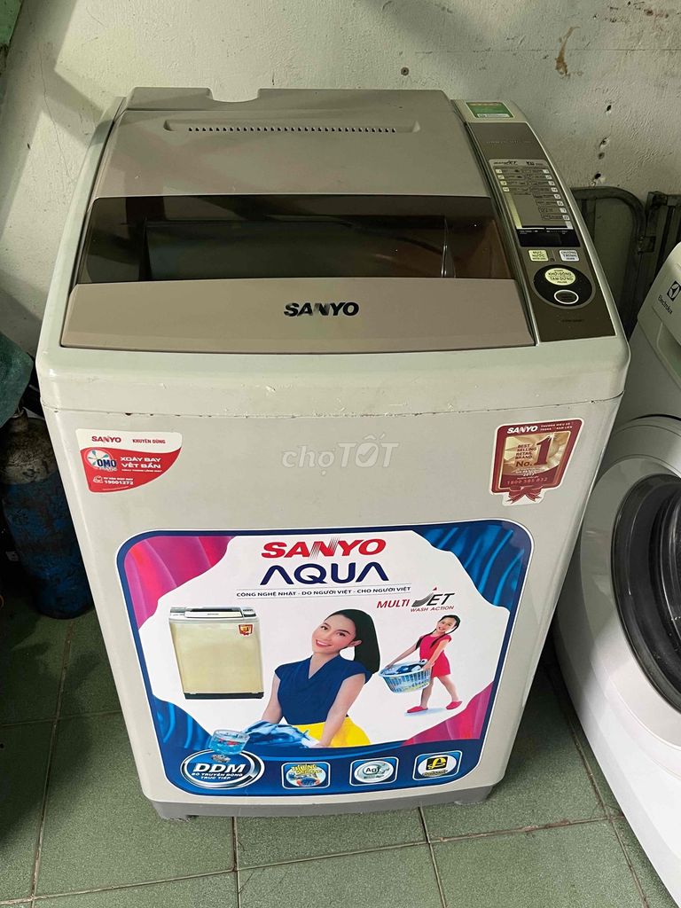 Máy giặt sanyo aqua 8kg lồng đứng giá sv 📣📣