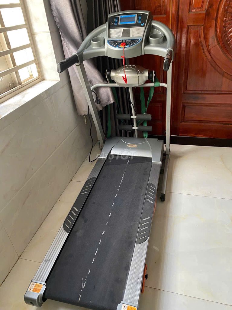 Máy chạy bộ Xám Kèm máy rung