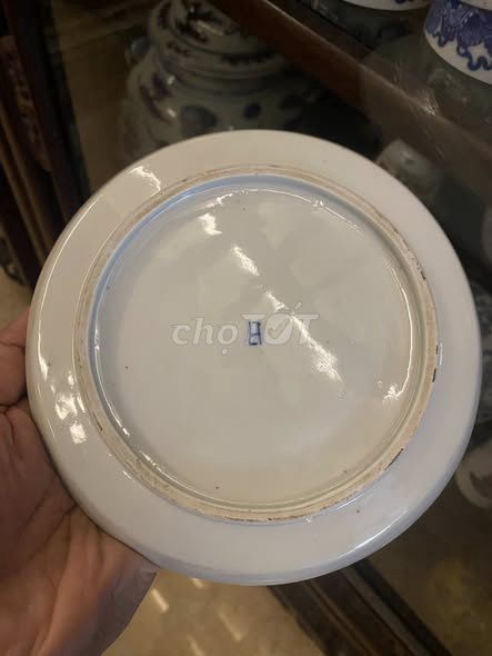 Đĩa gốm sứ Long truy hý Trắng, xanh. Mua bán Đồ sưu tầm, đồ cổ tại Thành phố Hưng Yên Hưng Yên được đăng bởi Gốm sứ tuyển chọn AThắng hình 1