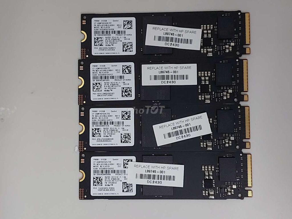 SSD 512GB Samsung PM9B1 Nvme Pcie Gen4 x4 M.2 2280