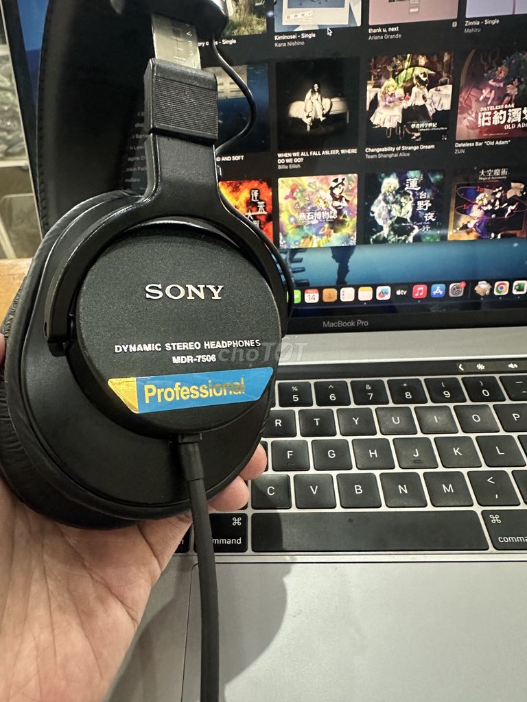 Tai nghe Sony MDR-7506 Đen. Mua bán Tivi, Âm thanh tại Thành phố Nha Trang Khánh Hòa được đăng bởi Do Phu Thinh hình 1
