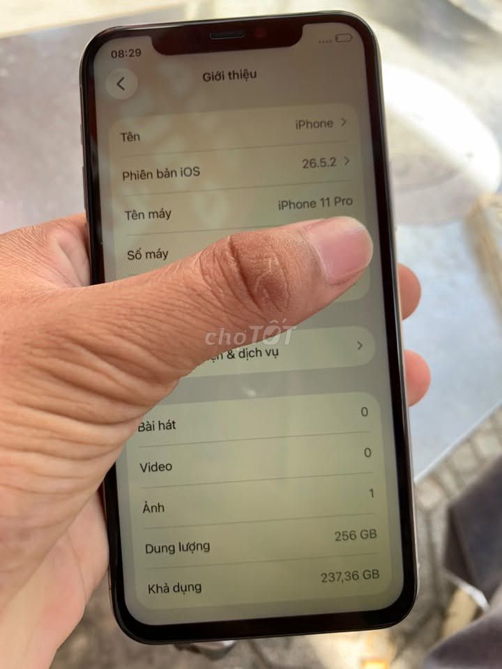 Apple iPhone 11 Pro 256GB Trắng Màn LCD thay mới. Mua bán Điện thoại tại Quận 1 Tp Hồ Chí Minh được đăng bởi Hội Đồ Điện Tử hình 1