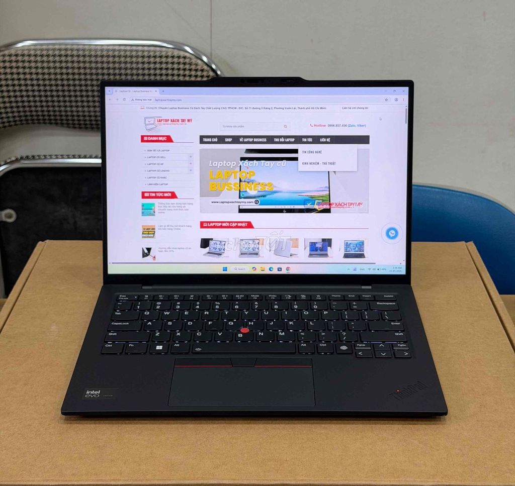 Thinkpad X1 Carbon Gen 12 i7 155u/32Gb/1Tb. Mua bán Laptop tại Quận 10 Tp Hồ Chí Minh được đăng bởi Laptop xách tay Mỹ hình 1