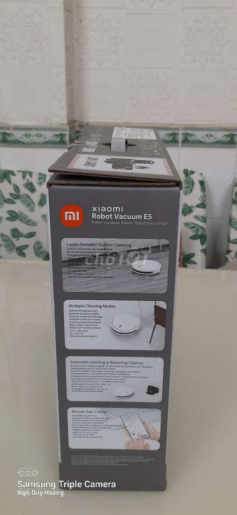 Robot hút bụi lau nhà xiaomi vacuum E5