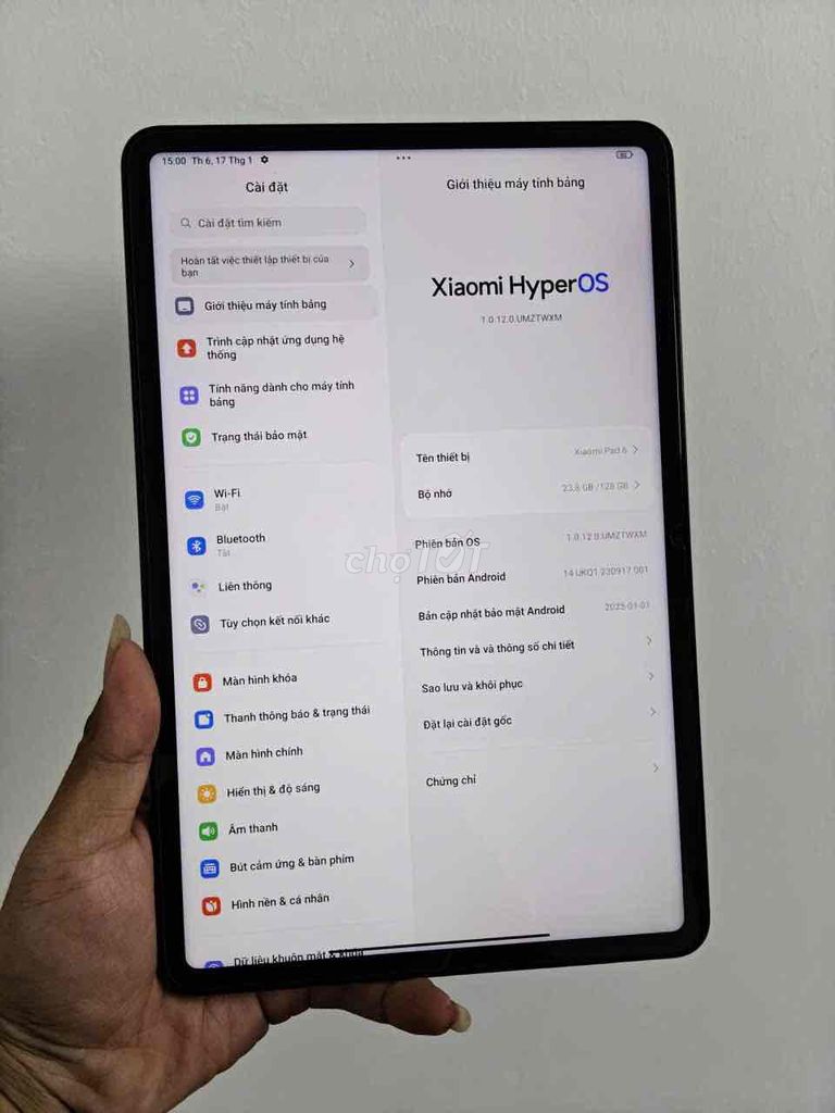 Xiaomi Pad 6 8/128. Mua bán Máy tính bảng tại Quận Cẩm Lệ Đà Nẵng được đăng bởi Hòa Tú hình 1