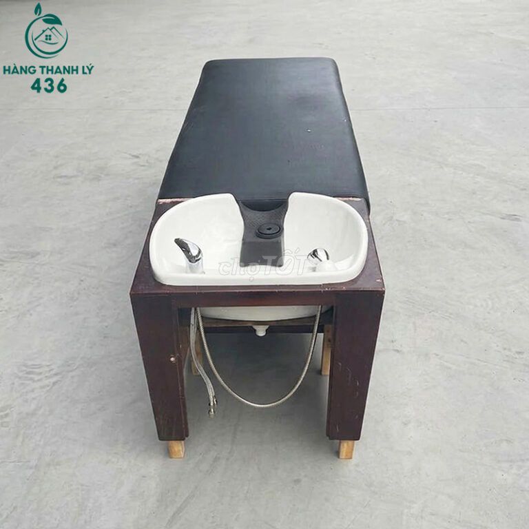 Giường Gội Đầu Da, Chân Gỗ Cũ Còn Mới 90%. Mua bán Đồ chuyên dụng, Giống nuôi trồng tại Quận Tân Phú Tp Hồ Chí Minh được đăng bởi Công Ty TNHH TM DV INKPRO hình 1