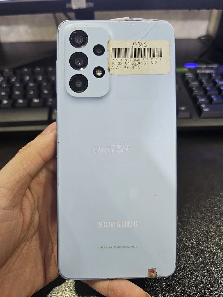 Samsung Galaxy A33 5G Xanh 6/128. Mua bán Điện thoại tại Quận Gò Vấp Tp Hồ Chí Minh được đăng bởi Android Gò Vấp hình 1