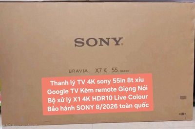 TV 4K Sony 55X75K 55in 4K Google TV BảoHành 8/2026. Mua bán Tivi, Âm thanh tại Quận 8 Tp Hồ Chí Minh được đăng bởi Nguyen nguyen