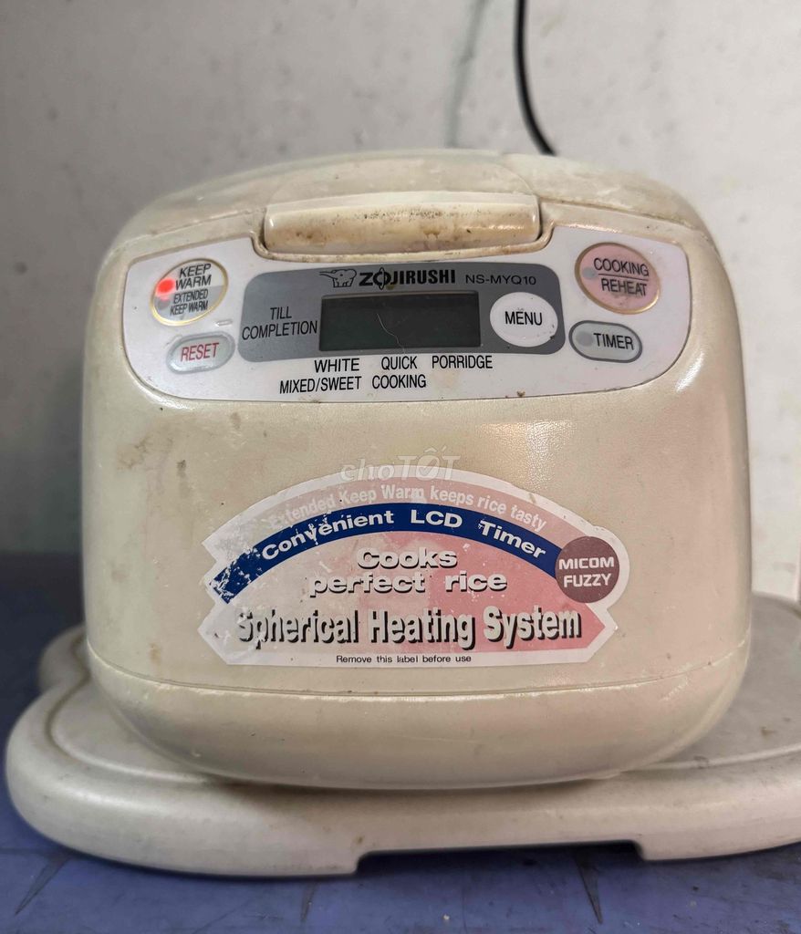 Nồi cơm điện Zojirushi NS-MYQ10 Trắng 1 lít. Mua bán Bếp, lò, đồ điện nhà bếp tại Thành phố Thủ Đức Tp Hồ Chí Minh được đăng bởi hai hình 1