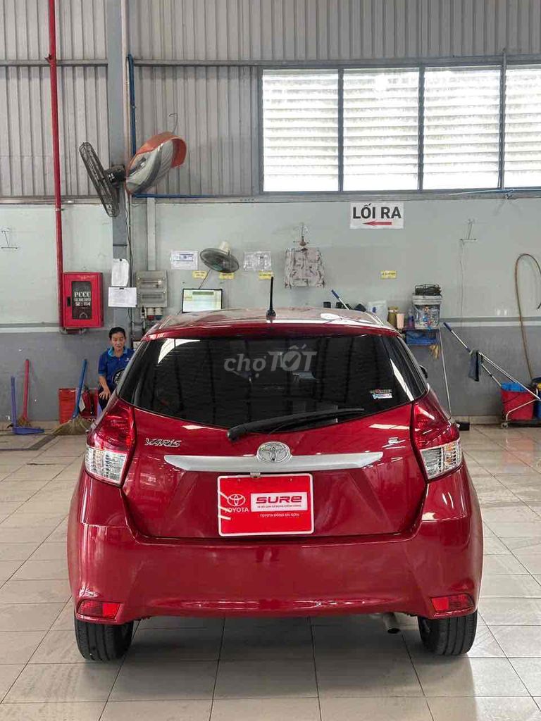 Toyota Yaris màu đỏ 2016 máy 1.5E nhập thái xe zin. Mua bán Ô tô tại Quận Phú Nhuận Tp Hồ Chí Minh được đăng bởi Đại lý chính hãng xe qua sử dụng Toyota Sài Gòn hình 7