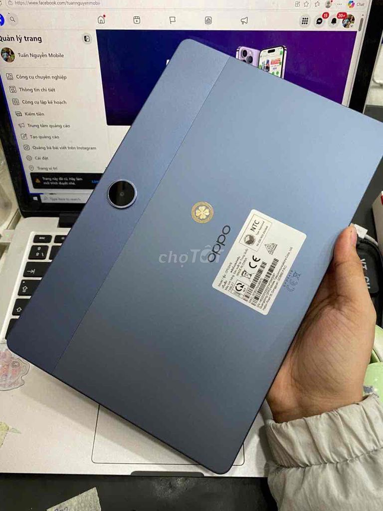 Oppo Pad SE 4/128G Xanh - Wifi - Vn. Mua bán Máy tính bảng tại Quận 3 Tp Hồ Chí Minh được đăng bởi Tuấn Nguyễn hình 1