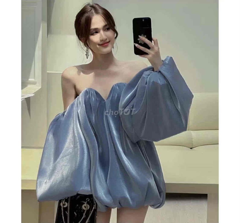 Đầm Trễ Vai Cúp Ngực Dáng Rộng. Mua bán Quần áo tại Thành phố Qui Nhơn Bình Định được đăng bởi Diệp Quyên hình 1
