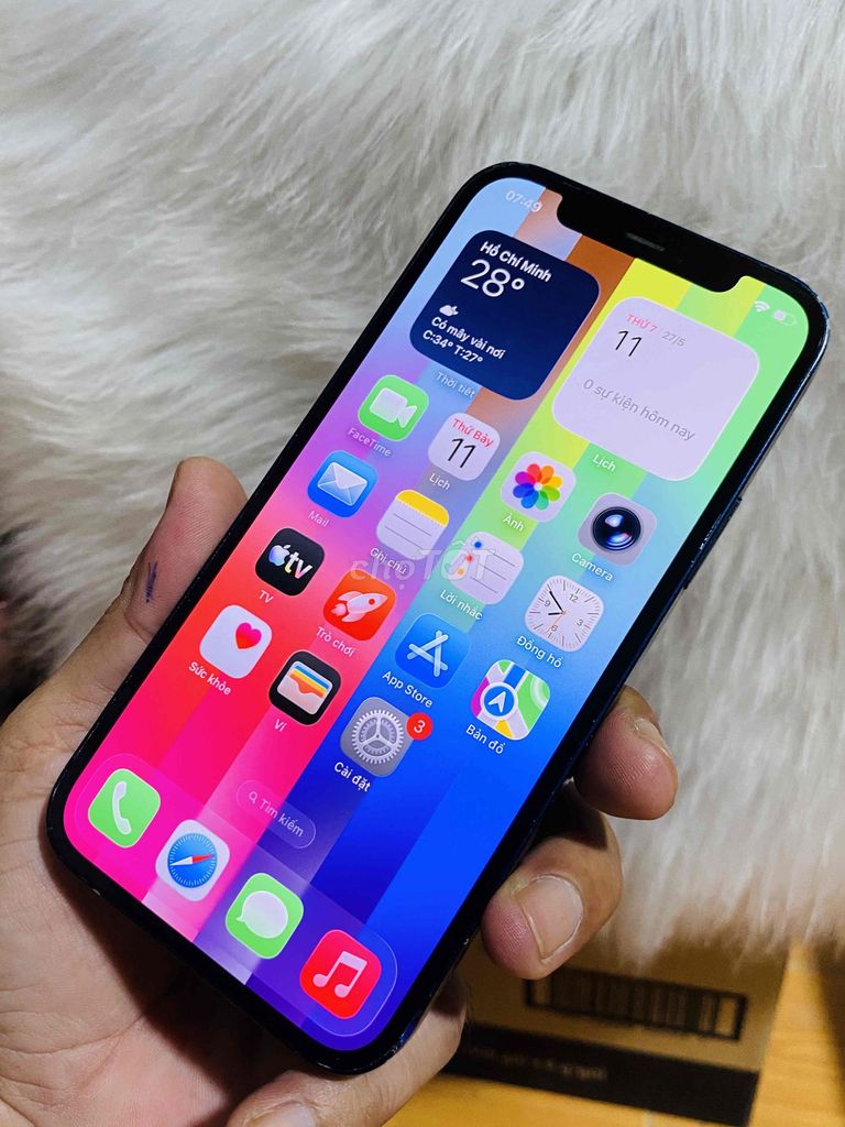 Apple iPhone 12 Xanh dương A14 Bionic. Mua bán Điện thoại tại Huyện Cao Lãnh Đồng Tháp được đăng bởi THẢO TIÊN hình 1