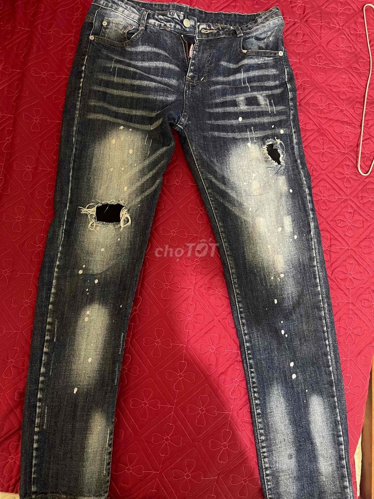 Quần bò nam size 43 Xanh đậm. Mua bán Quần áo tại Huyện Văn Chấn Yên Bái được đăng bởi Văn Hà hình 1