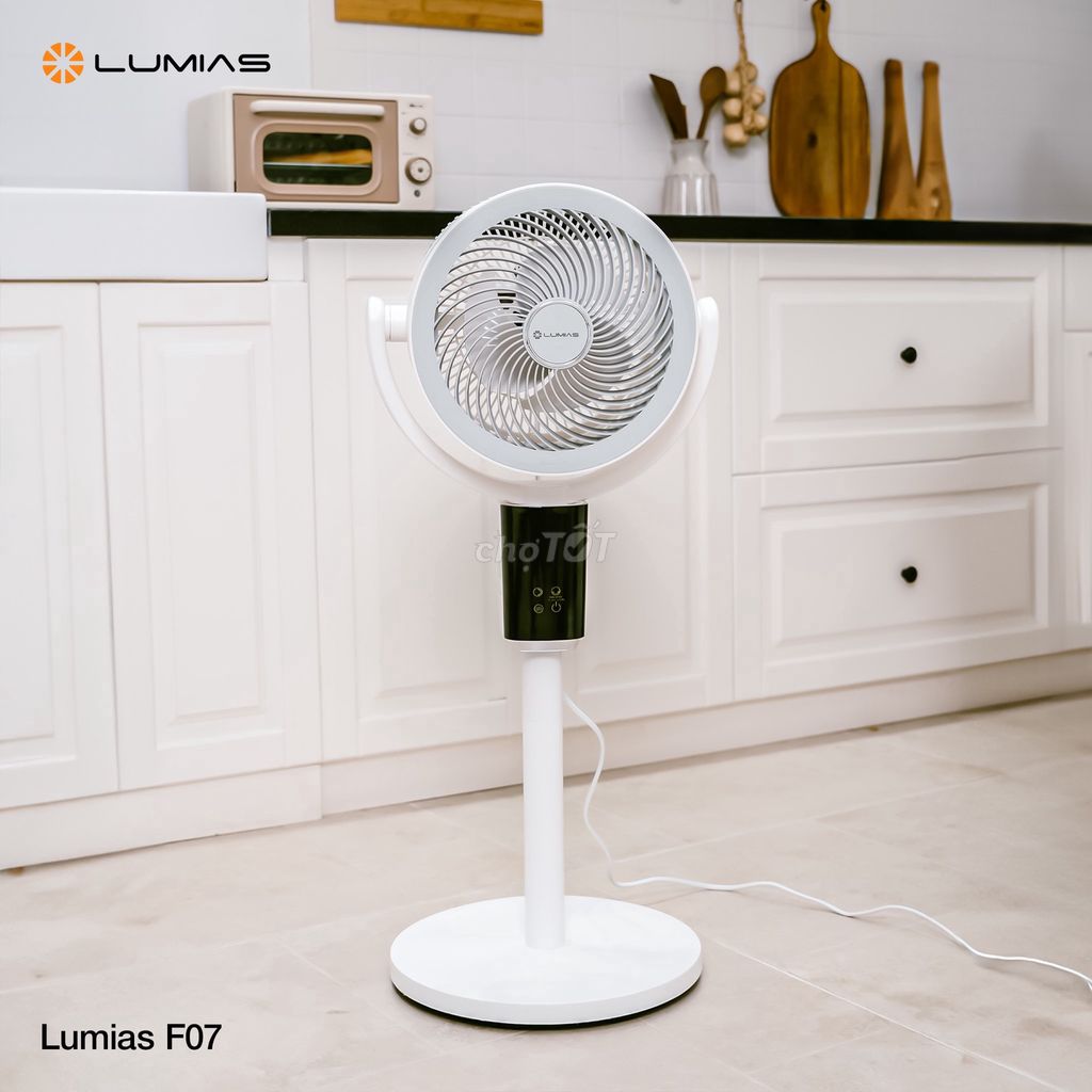 Quạt điện LUMIAS F07 Trắng. Mua bán Quạt tại Quận Long Biên Hà Nội được đăng bởi GigaVN hình 1