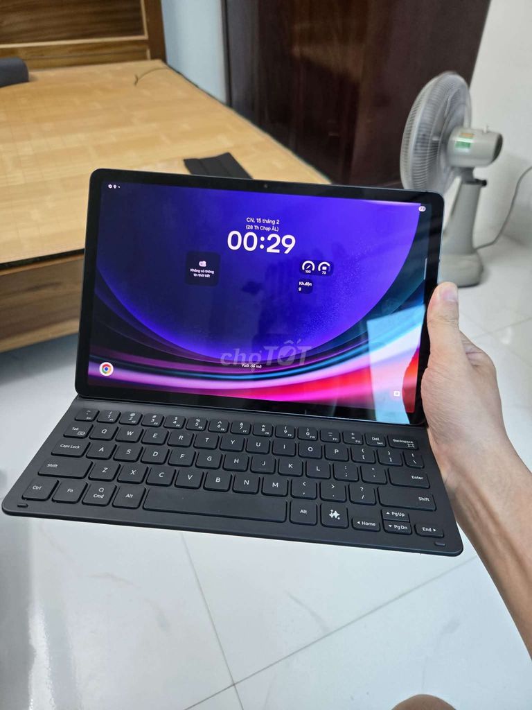 Samsung Tab S9 8/128 Wifi ZIN Đẹp + Phím Hãng. Mua bán Máy tính bảng tại Quận Hà Đông Hà Nội được đăng bởi Hoàng Hoàng hình 1