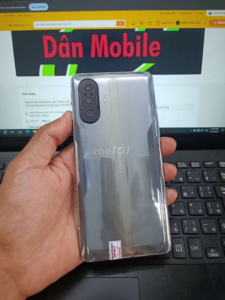 XIAOMI K40 GAMING 12GB.256GB PIN 5160 DIMEN 1200. Mua bán Điện thoại tại Quận Bình Thạnh Tp Hồ Chí Minh được đăng bởi Dân Mobile hình 1