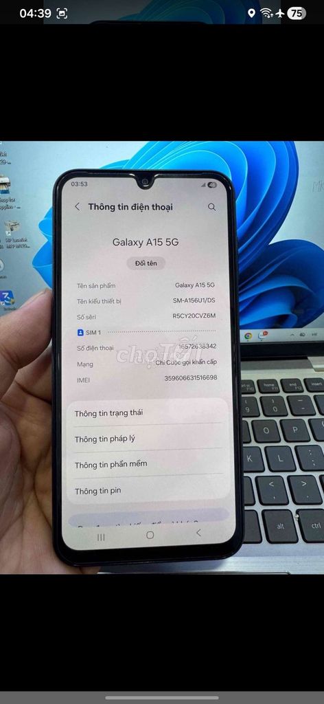 Samsung A15. Mua bán Điện thoại tại Thị xã Bến Cát Bình Dương được đăng bởi Hoàng Anh Thái hình 1