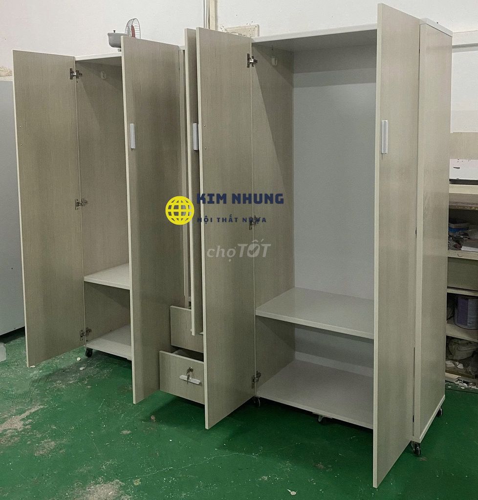 Tủ quần áo nhựa 5 cánh Tủ quần áo nhựa 5 cánh. Mua bán Tủ, kệ gia đình tại Quận 8 Tp Hồ Chí Minh được đăng bởi NTTL Nhung hình 1