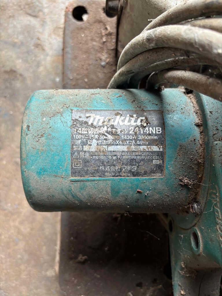 Máy cắt sắt Makita 2414NB Xanh ngọc. Mua bán Đồ chuyên dụng, Giống nuôi trồng tại Thành phố Trà Vinh Trà Vinh được đăng bởi thạch hình 1