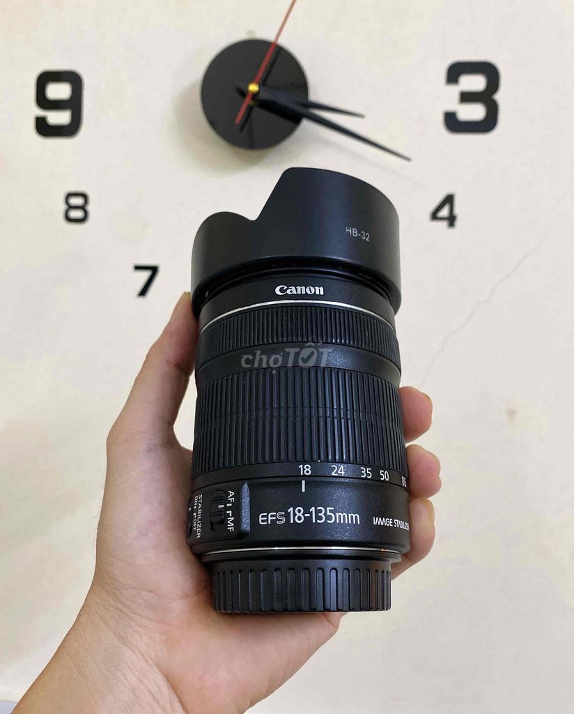 ống kính canon 18-135is STM đẹp