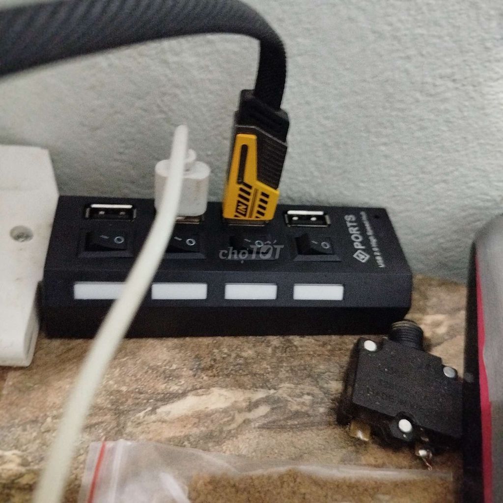 Hub USB 4 cổng Đen. Mua bán Phụ kiện (Màn hình, Chuột...) tại Huyện Chợ Đồn Bắc Kạn được đăng bởi vwng Tr hình 1